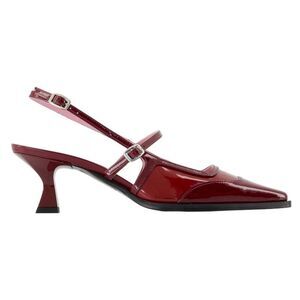 Cecile 25 Sandals - Carel - Leather - Burgundy